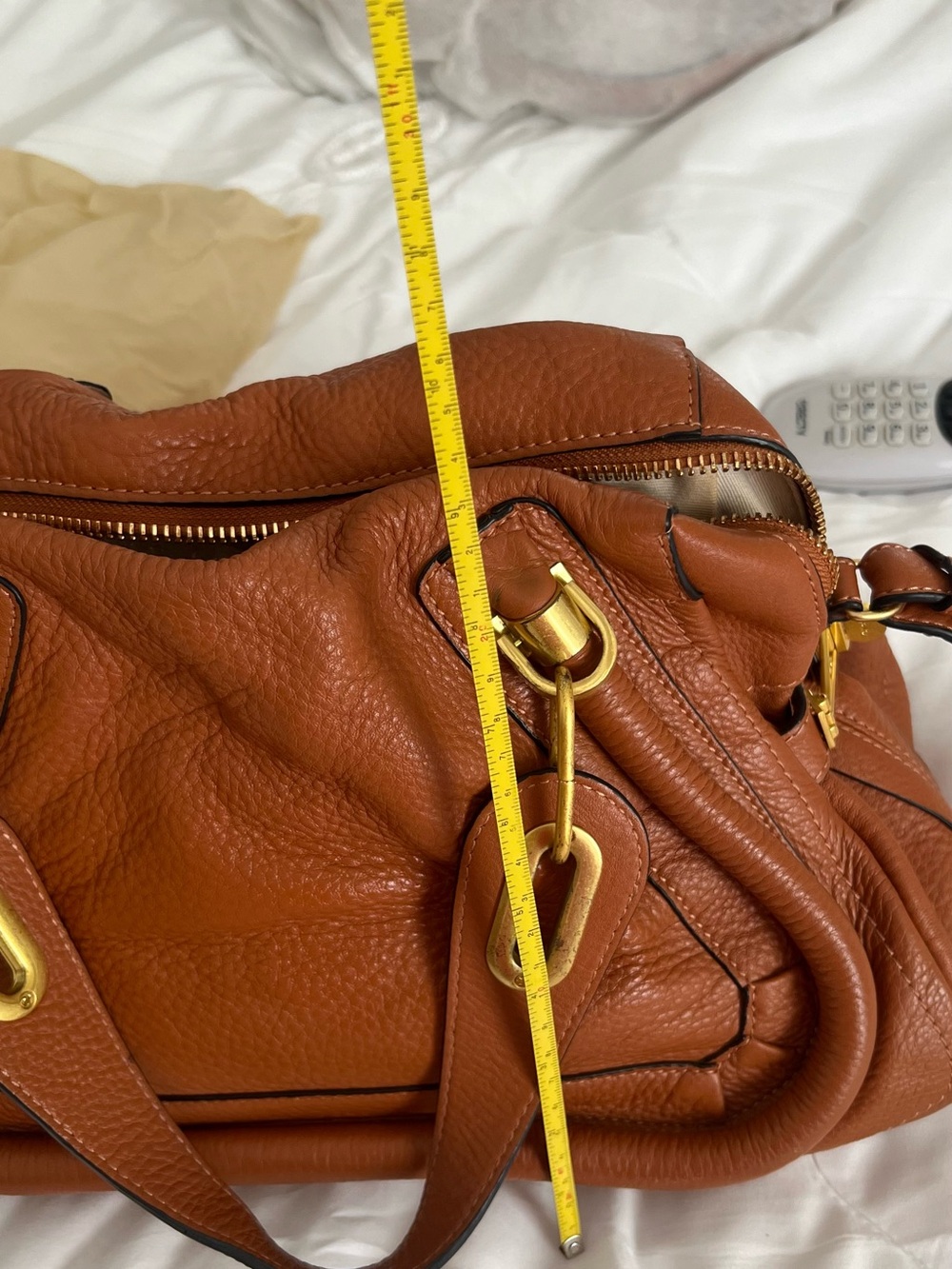 Chloe paraty cognac tote - Picture 9 of 16